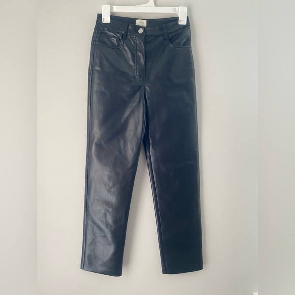 ARITZIA Wilfred The Melina Pant - Vegan Leather - Picture 2 of 6